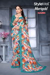 Marigold Stylewell  Exclusive Digital Print Sarees Wholesale Shop In Surat